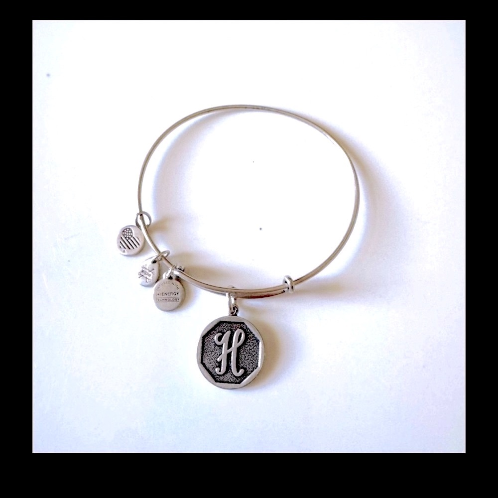 Alex & Ani H Charm Bracelet